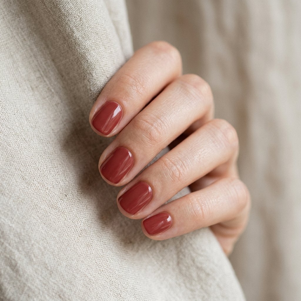 Classic Red Short Nail Ideas