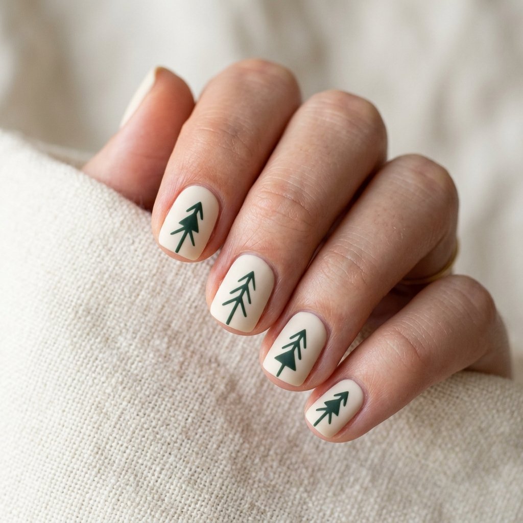 Matte Forest Green Trees
