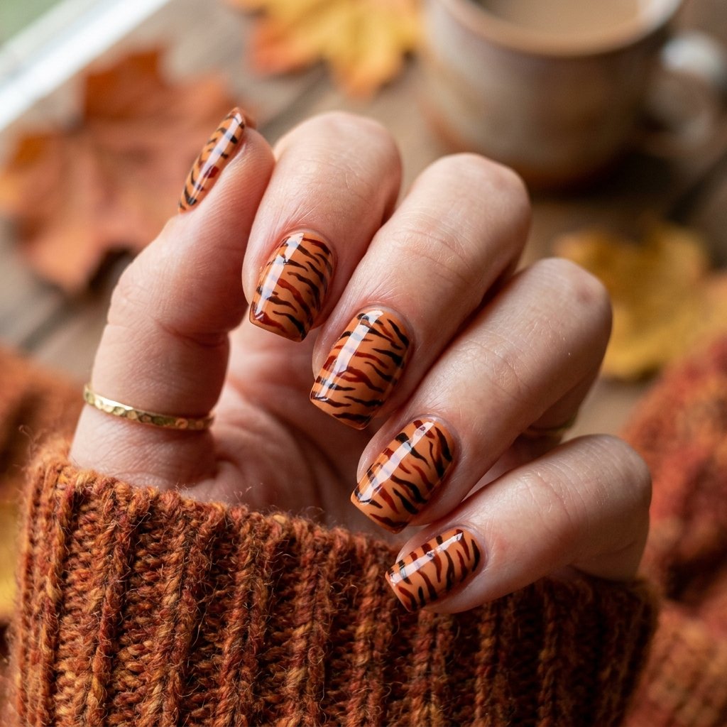 32 Fall Nails 2026 Ideas That Are Actually Wearable 16 Animal Print Nail Ideas