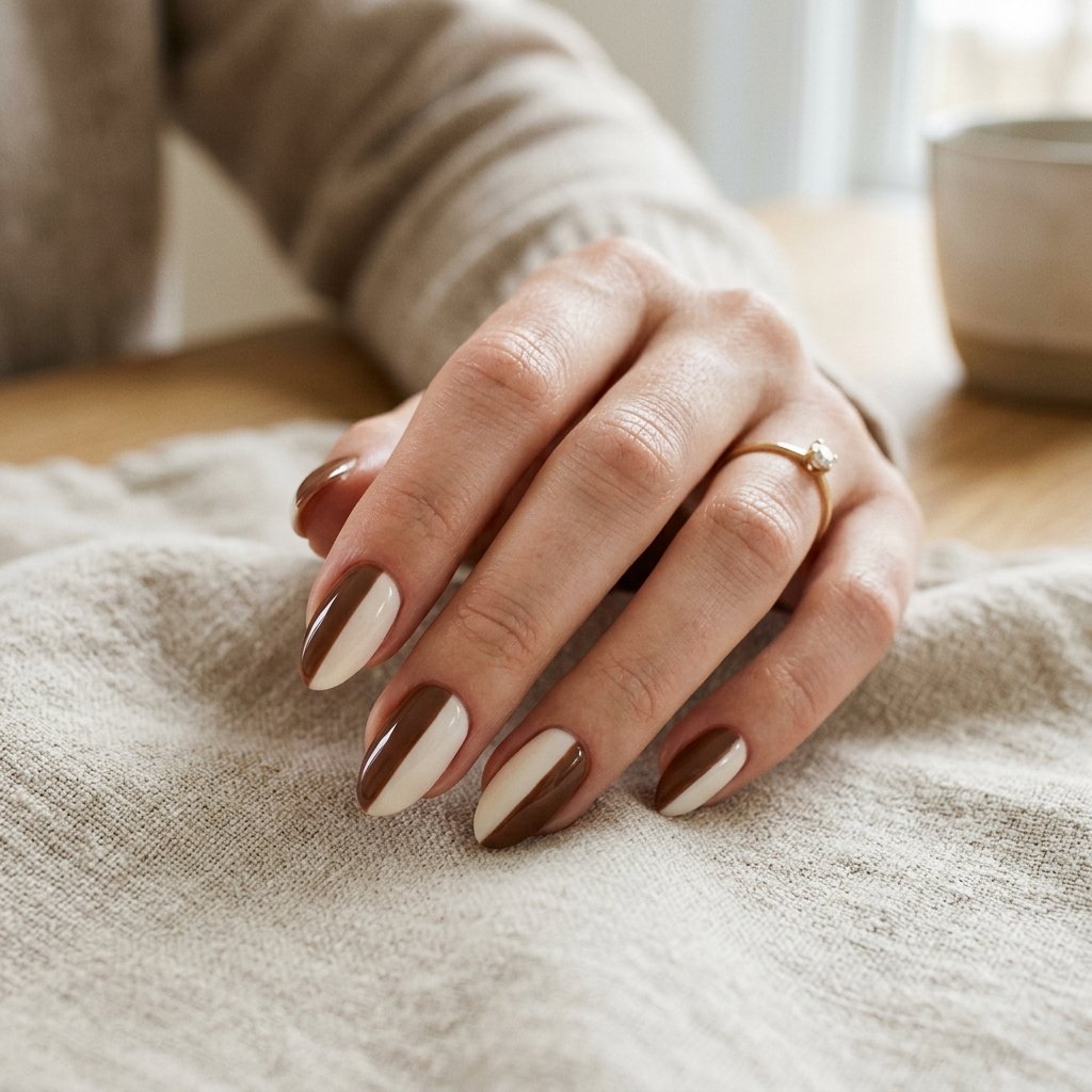 Two-Tone Simple Nail Ideas
