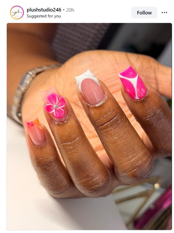 Bubblegum Pink Nail Ideas