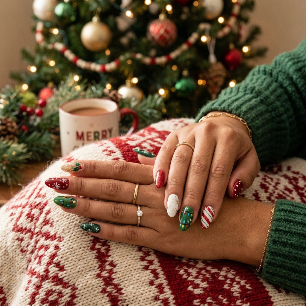 christmas nails