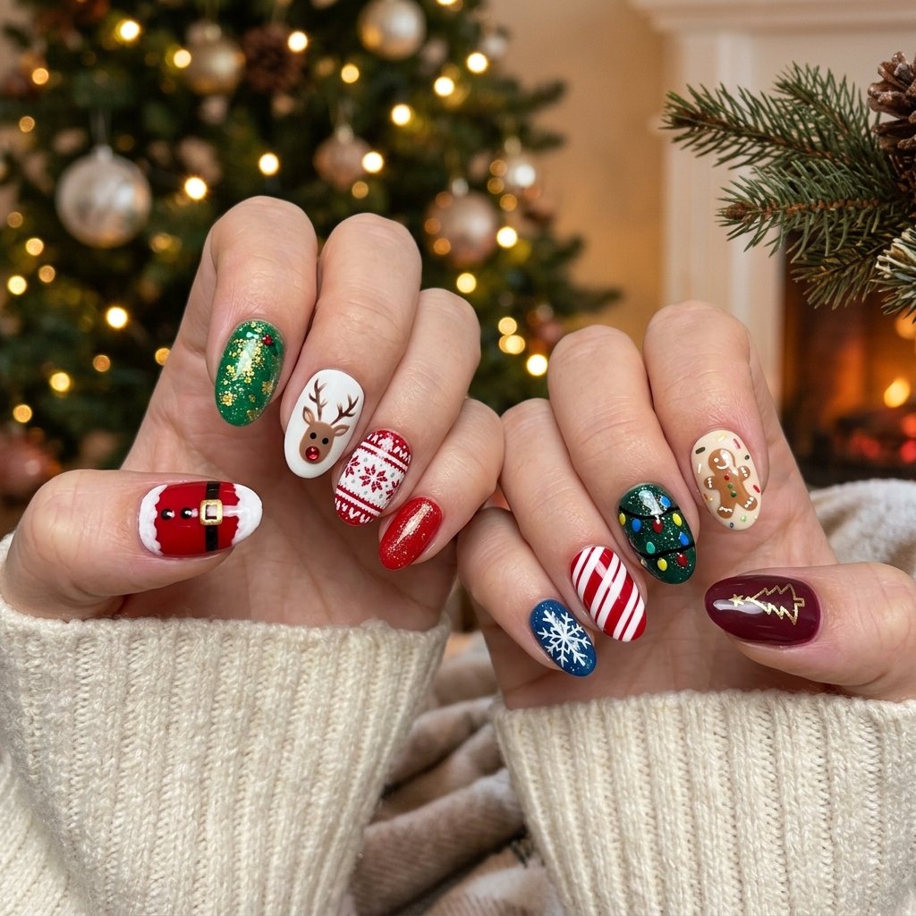 christmas nails ideas
