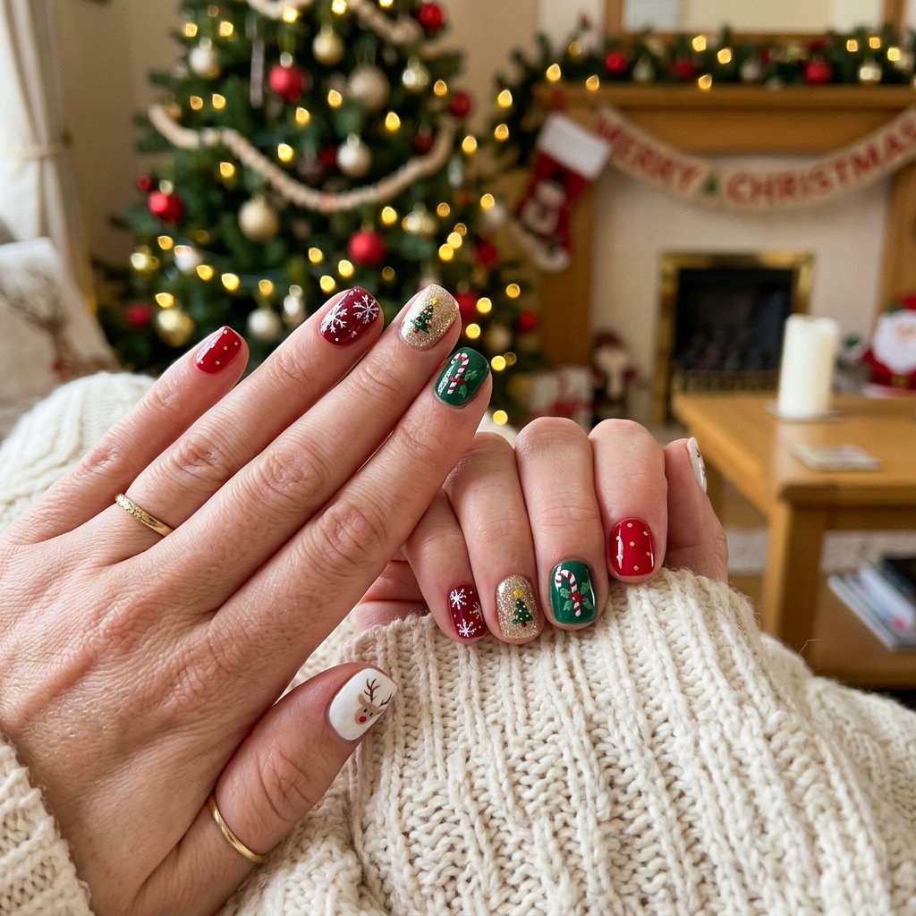 Best Christmas Nails Short Ideas to Try