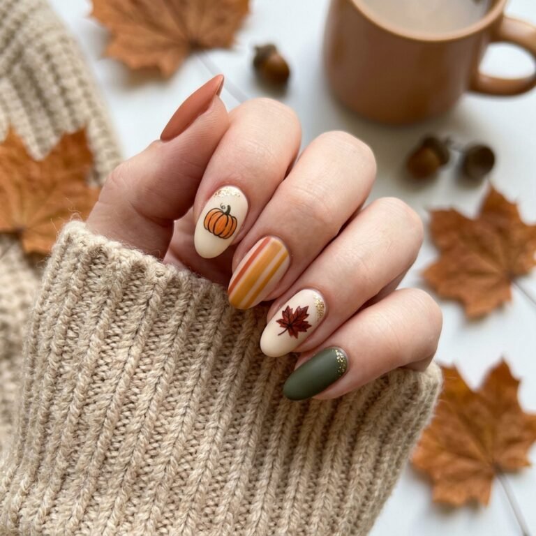 cute fall nails
