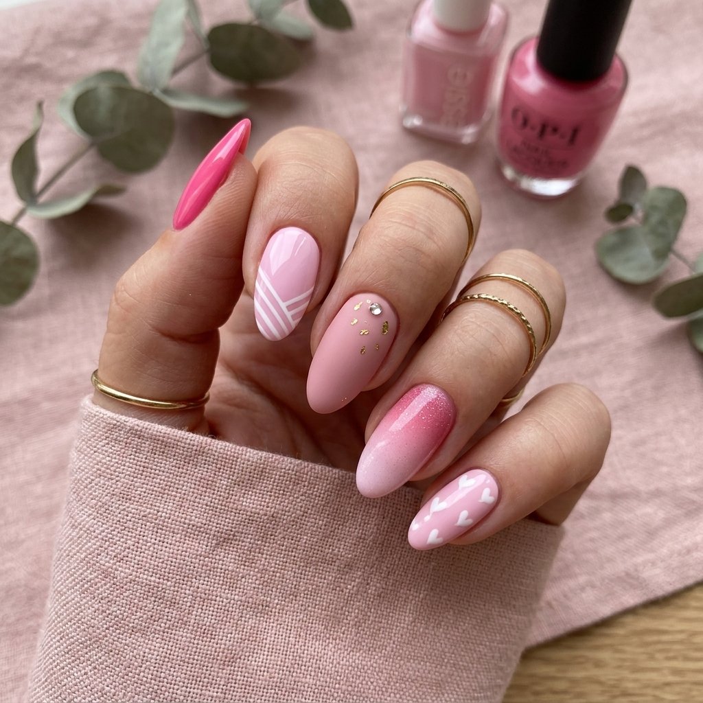 30 Pink Nail Designs: Modern Ideas for Every Aesthetic 11 pink nail designs