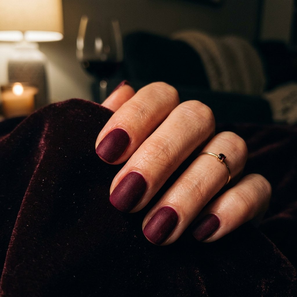 Velvet Night Nail Ideas