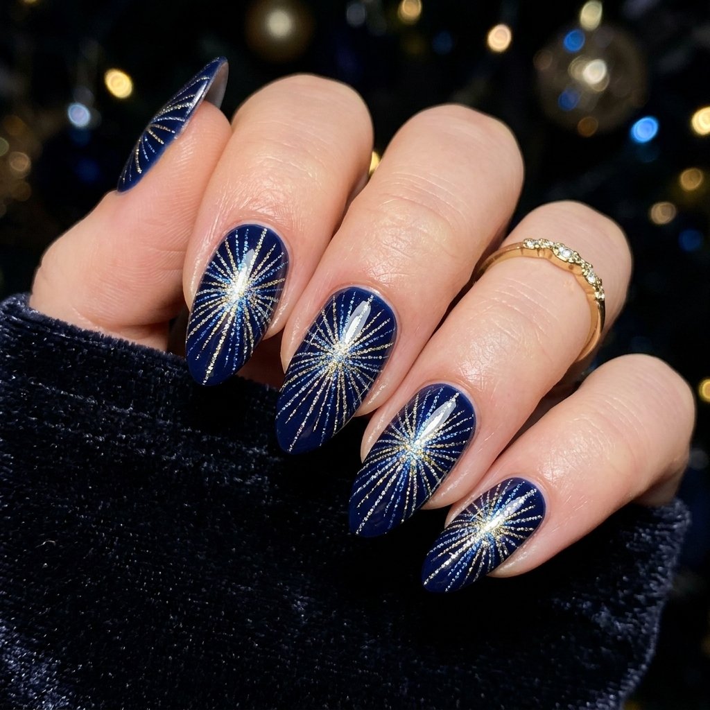 Fireworks Finale Nail Ideas
