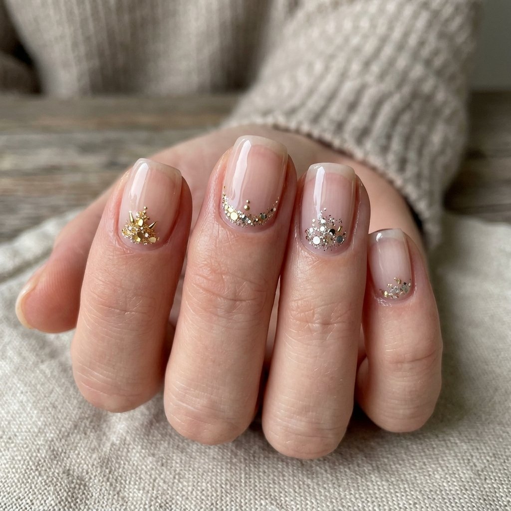 Negative Space Glitter Ideas