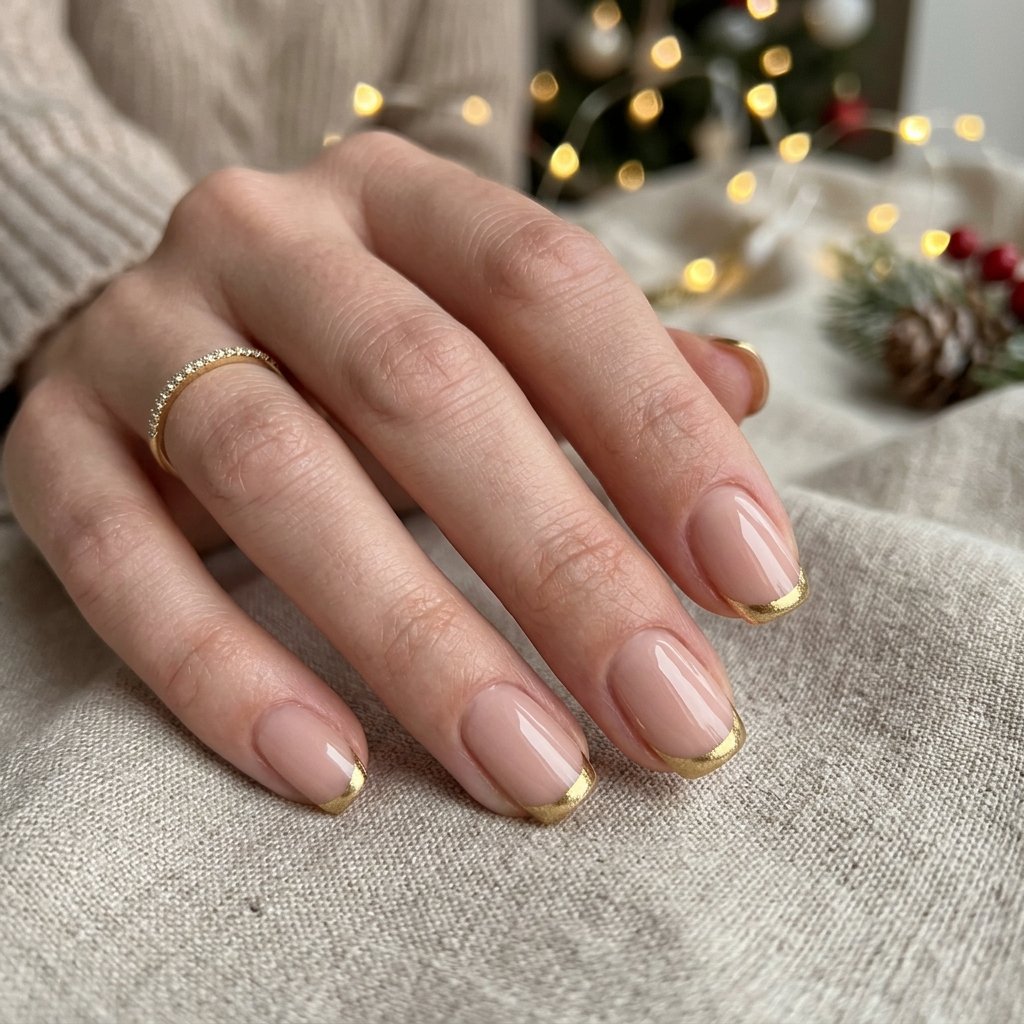 Festive French Tip Ideas