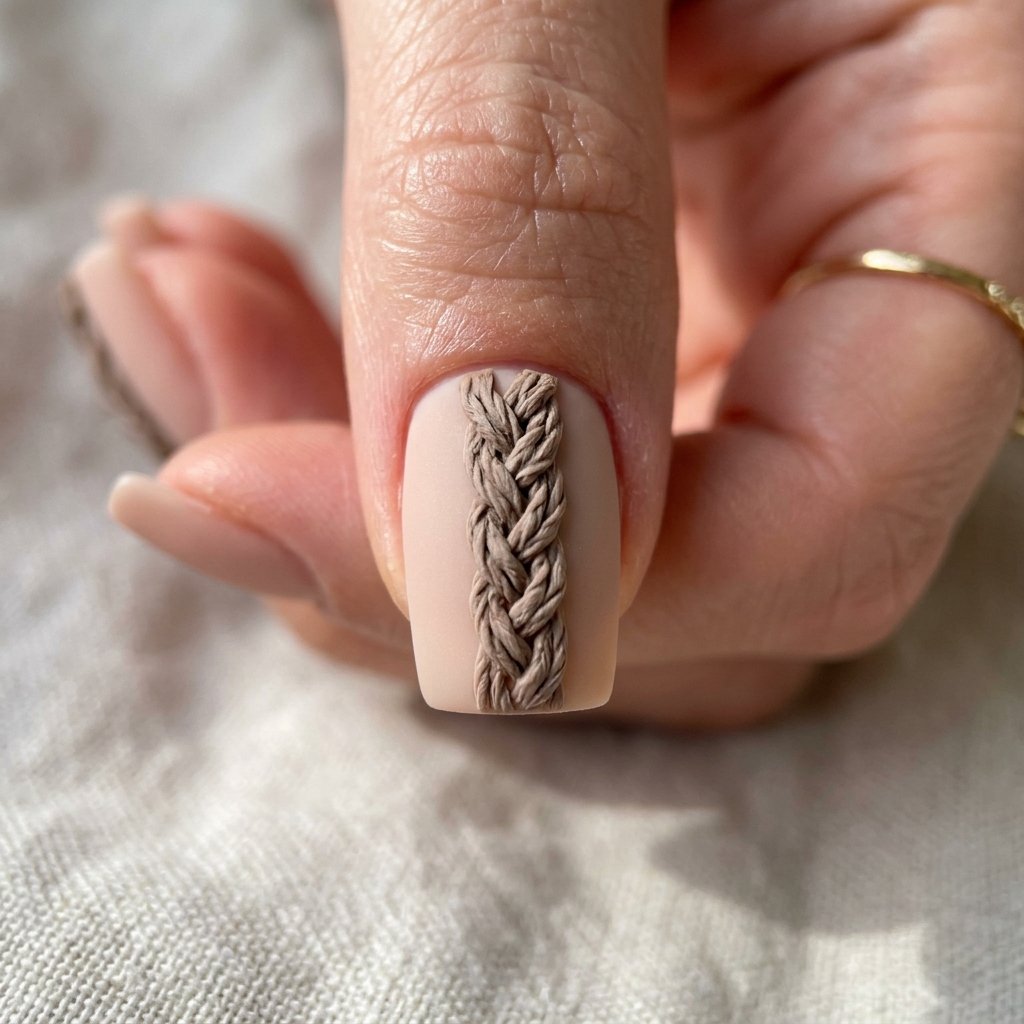 Chunky Braid Nail Ideas