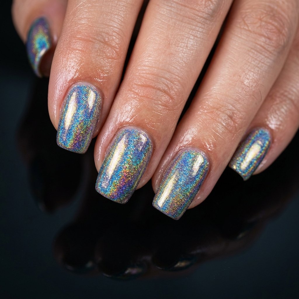 Holographic Nail Ideas