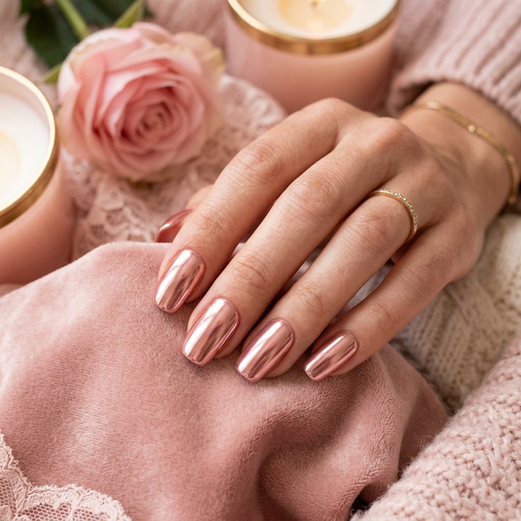 Rose Gold Nail Ideas