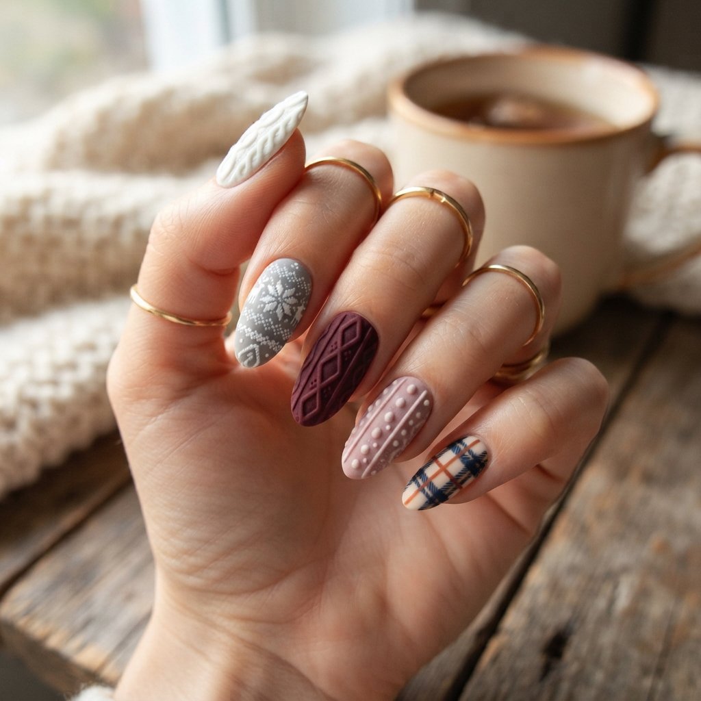 Best Sweater Nails Art Styles to Try This Season