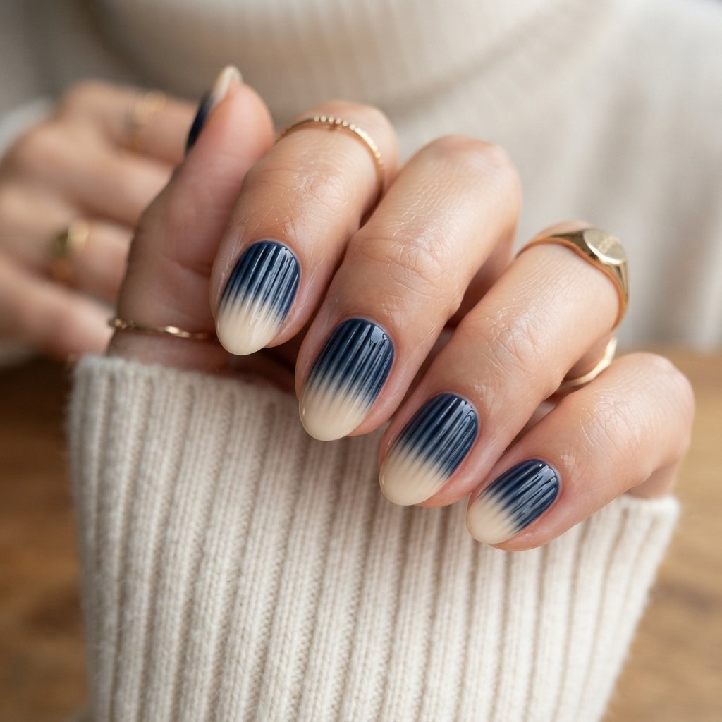 Turtleneck Rib Nail Art