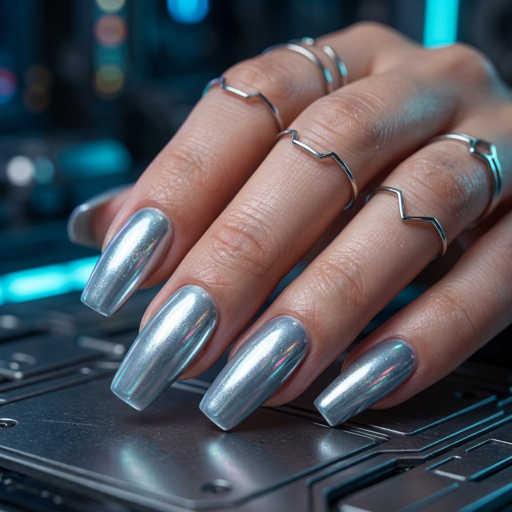Making Light Blue Nails Last Longer at Home