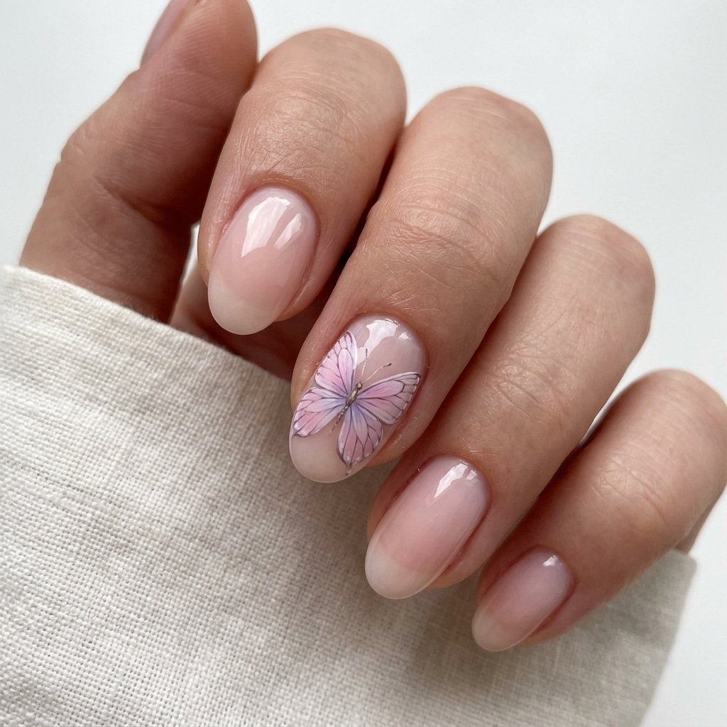 Butterfly Nails Designs That Move Past the Y2K Look