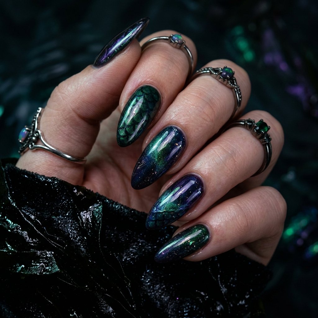 Mermaid Nails Art Ideas Beyond Plain Color