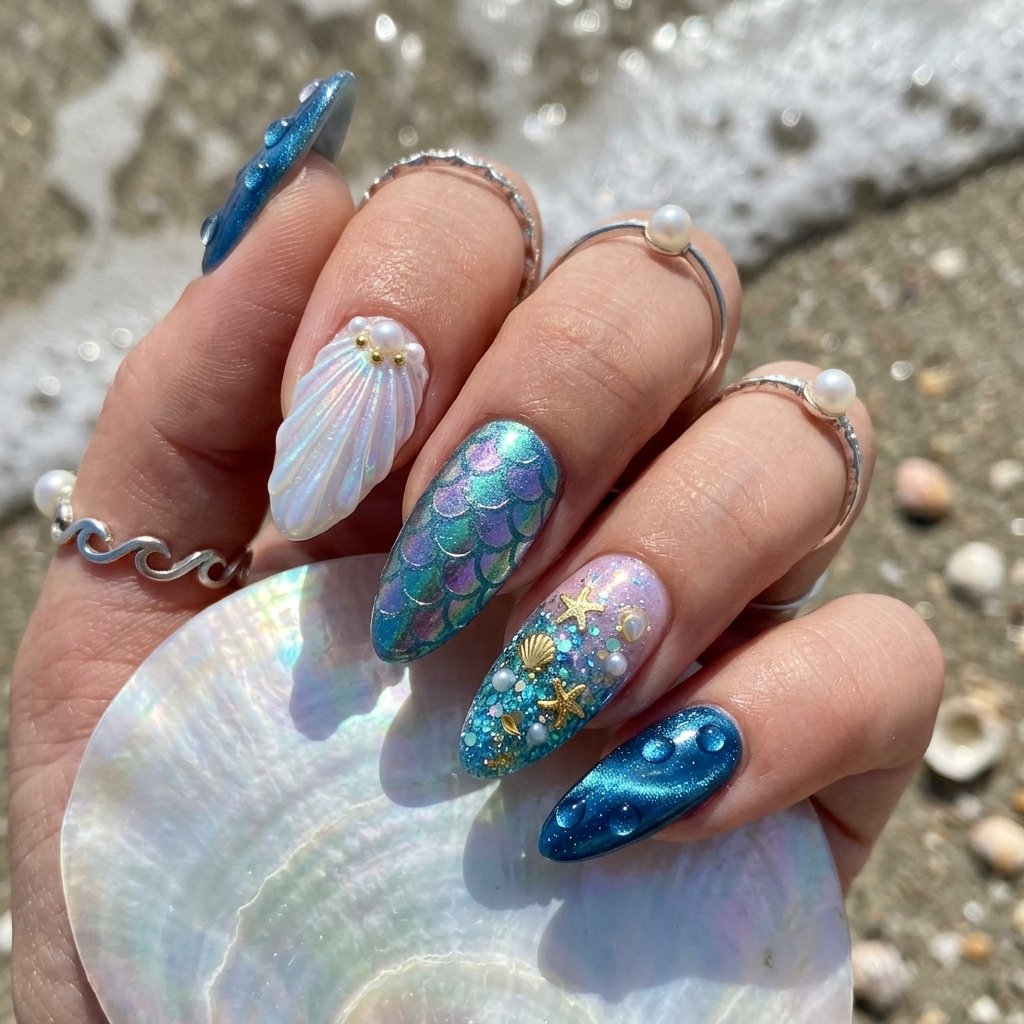 Mermaid Nails