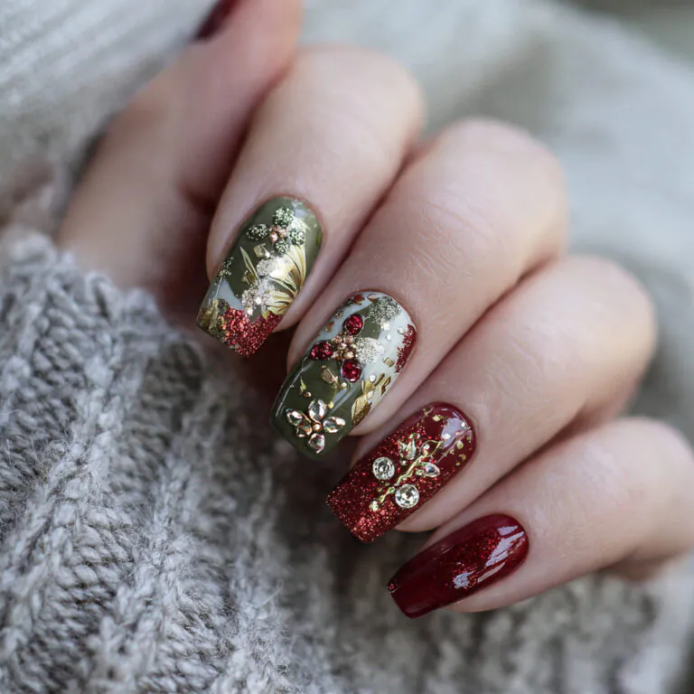 27 Holiday Nail Ideas That Will Make Your Festive Season Shine 39 holiday nail ideas