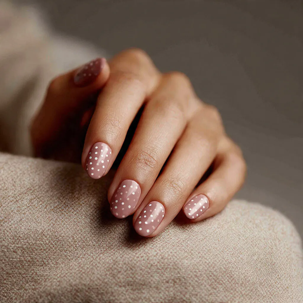 27 Modern Polka Dot Nail Ideas That Prove Dots Never Go Out of Style 14 Monochrome Dot Nail Ideas