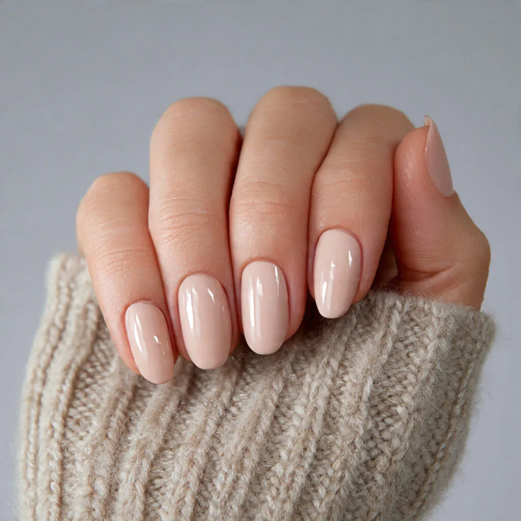 23 Cute and Aesthetic Virgo Nail Ideas to Try 5 Beige aesthetic nail ideas