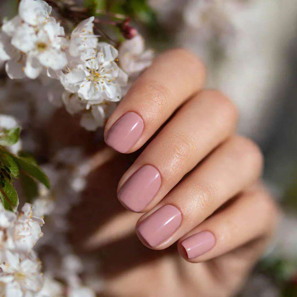 28 Stunning End of Summer Nail Color Ideas You Need to Try Now 6 Dusty Rose Nail Ideas