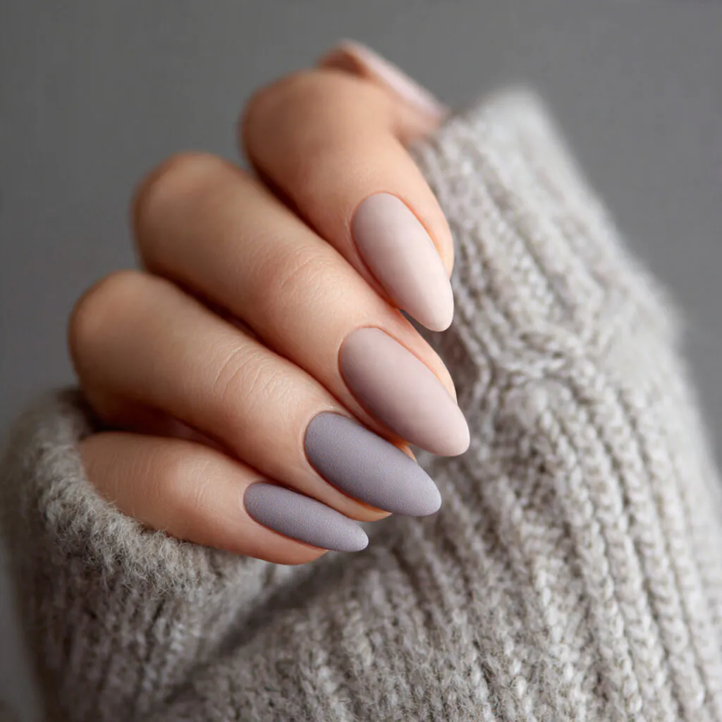 23 Cute and Aesthetic Virgo Nail Ideas to Try 8 Matte finish nail ideas