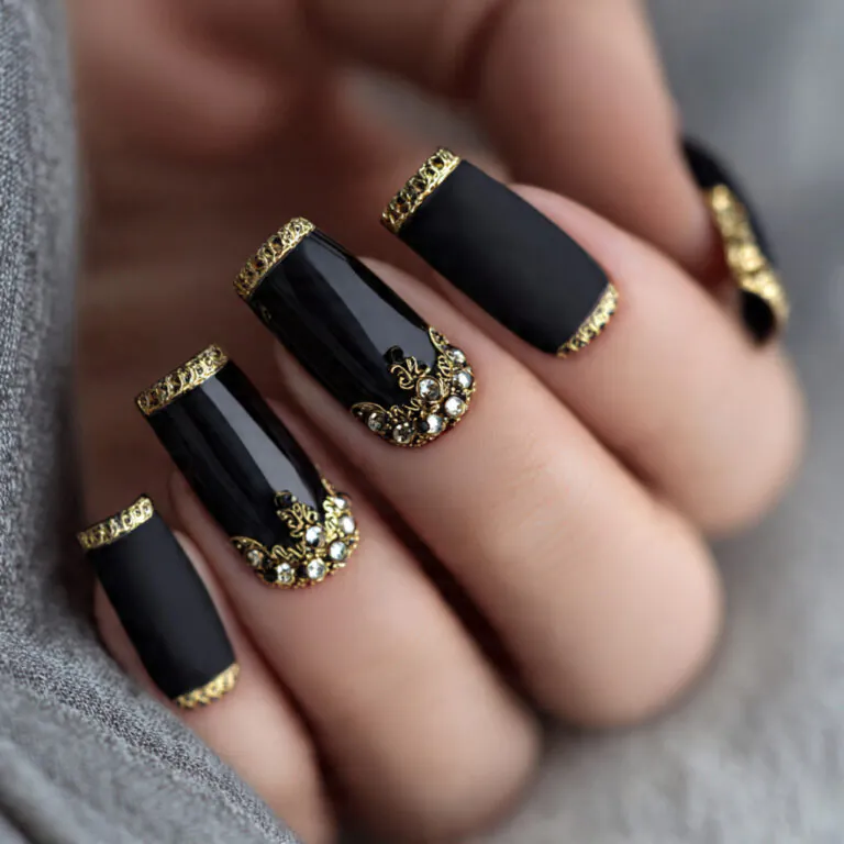 black nail ideas
