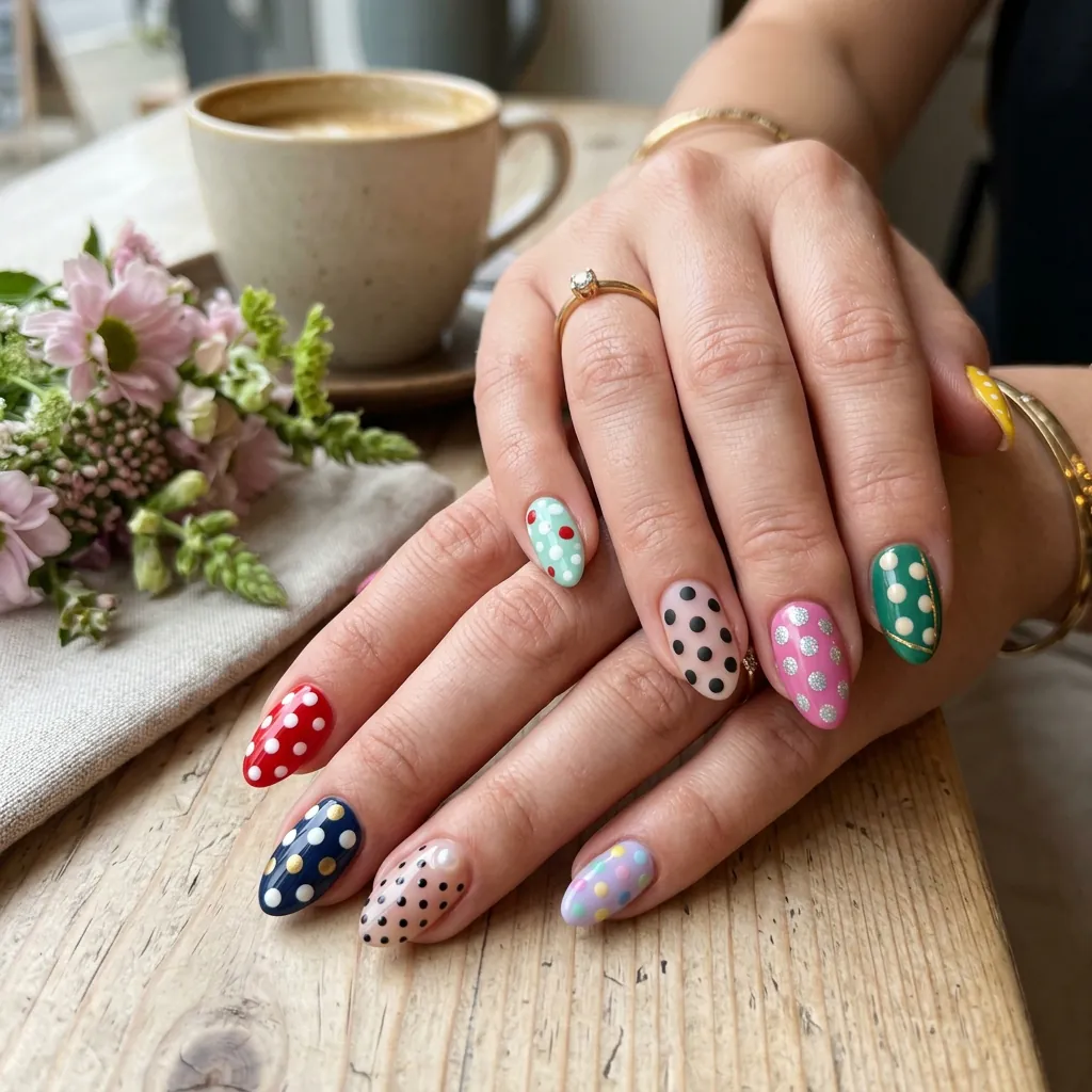 27 Modern Polka Dot Nail Ideas That Prove Dots Never Go Out of Style 2 Best Polka Dot Nail Ideas to Try