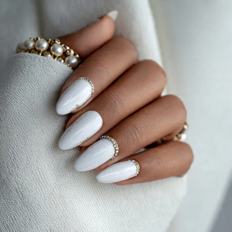 white nail ideas