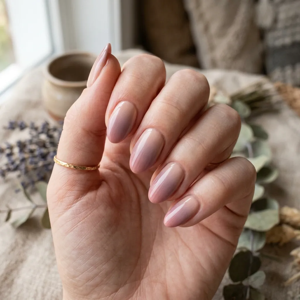 35 Awesome Summer Ombre Nails Ideas for Every Vibe This Season 2026 28 Dusty Rose Ombre Nails