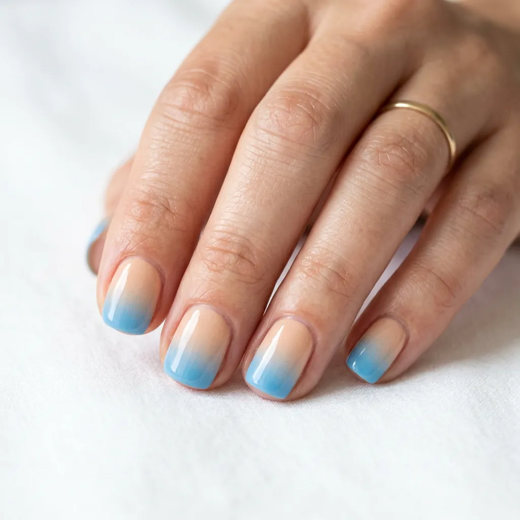 35 Awesome Summer Ombre Nails Ideas for Every Vibe This Season 2026 34 Short Ombre Nails
