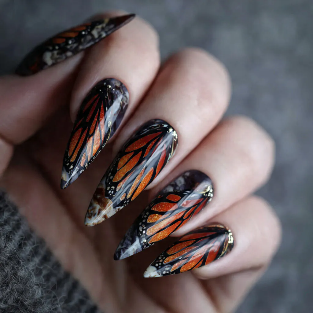 Butterfly Wing Intricate Patterns