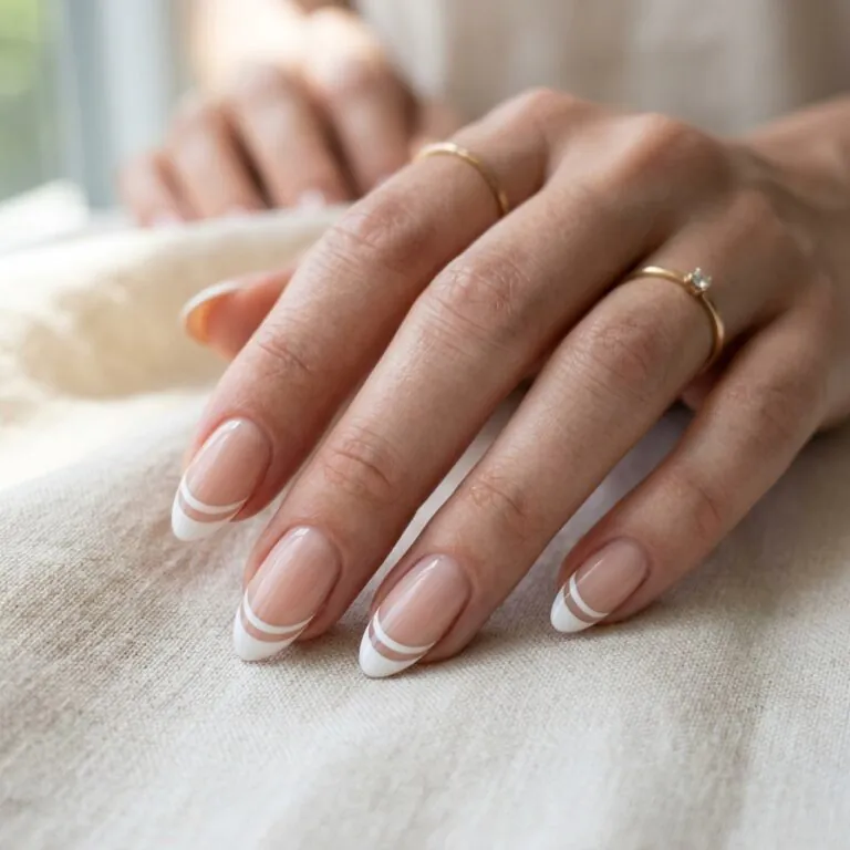 35 Top Most Viral Double French Tip Nails of the Season 2026 35 double french tip nails