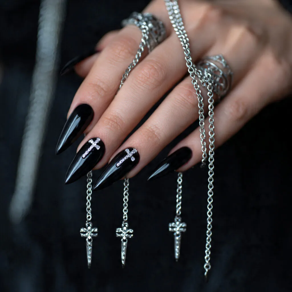 Gothic Cross and Chain Accents