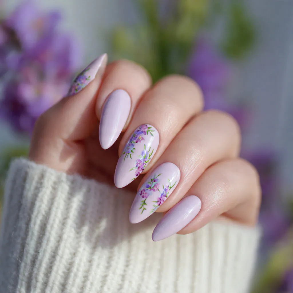 Delicate Pastel Floral Art