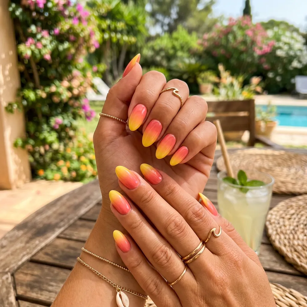 35 Awesome Summer Ombre Nails Ideas for Every Vibe This Season 2026 2 Summer Ombre Nails Ideas to Try This Season
