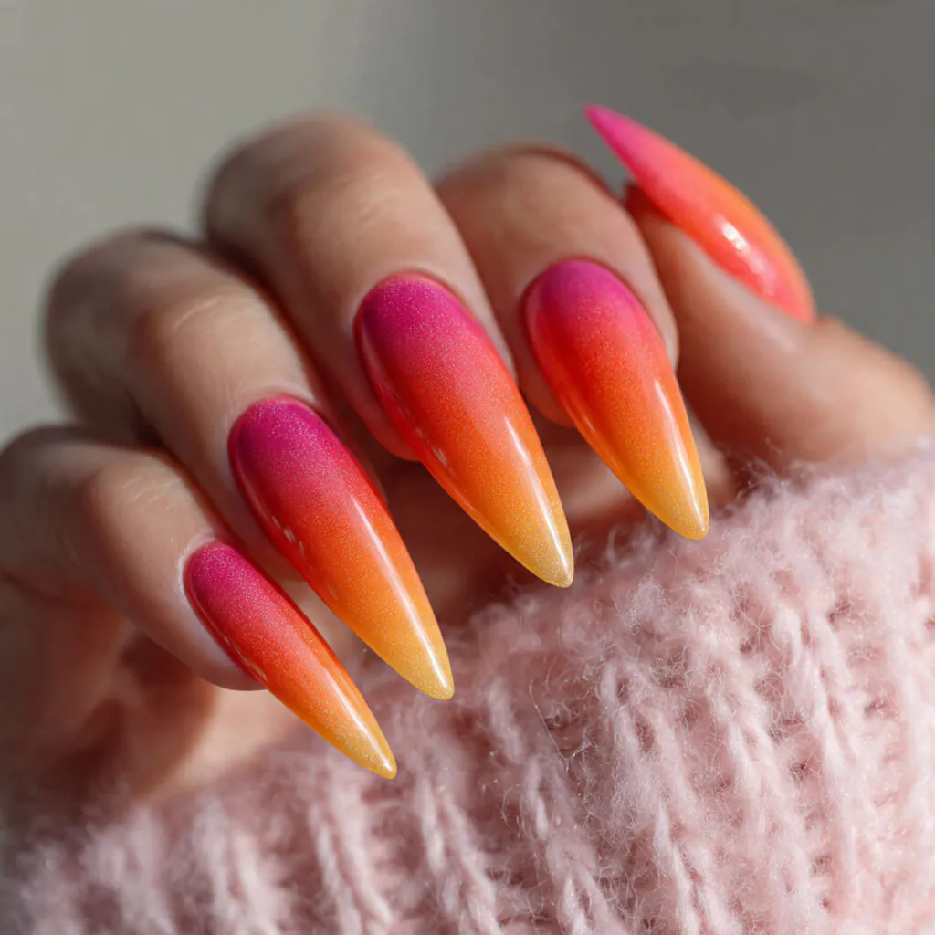 Ombre Sunset Gradient Looks