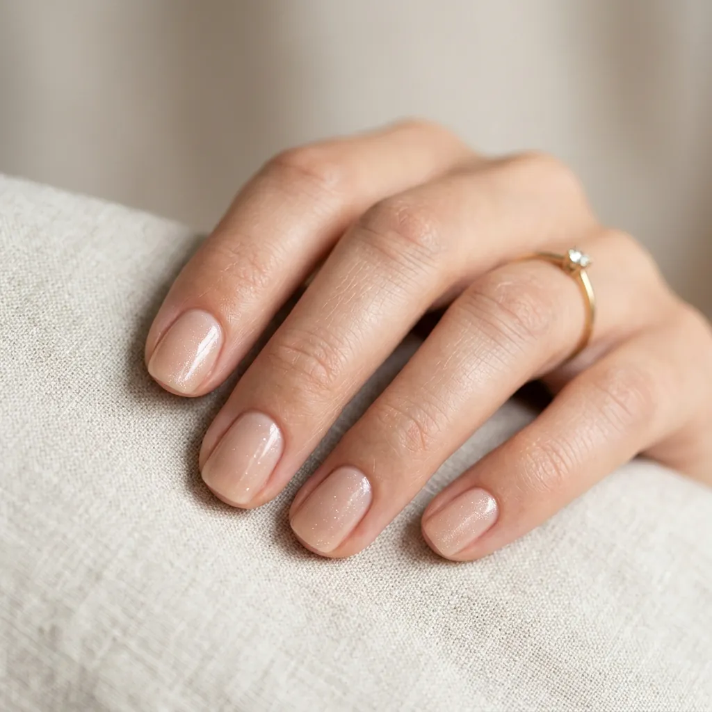 Nude Base Short Nail Ideas