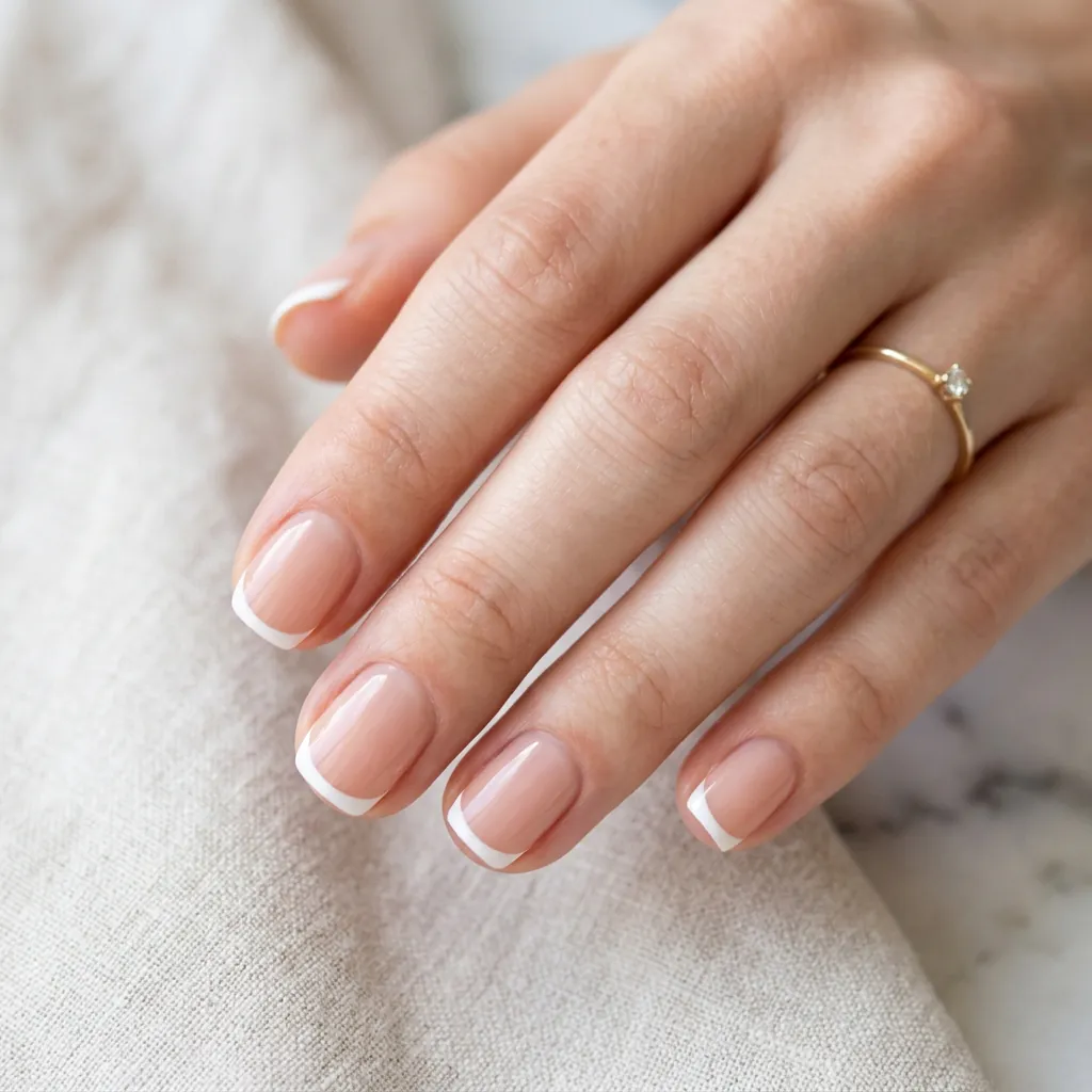 French Tip Short Nail Ideas