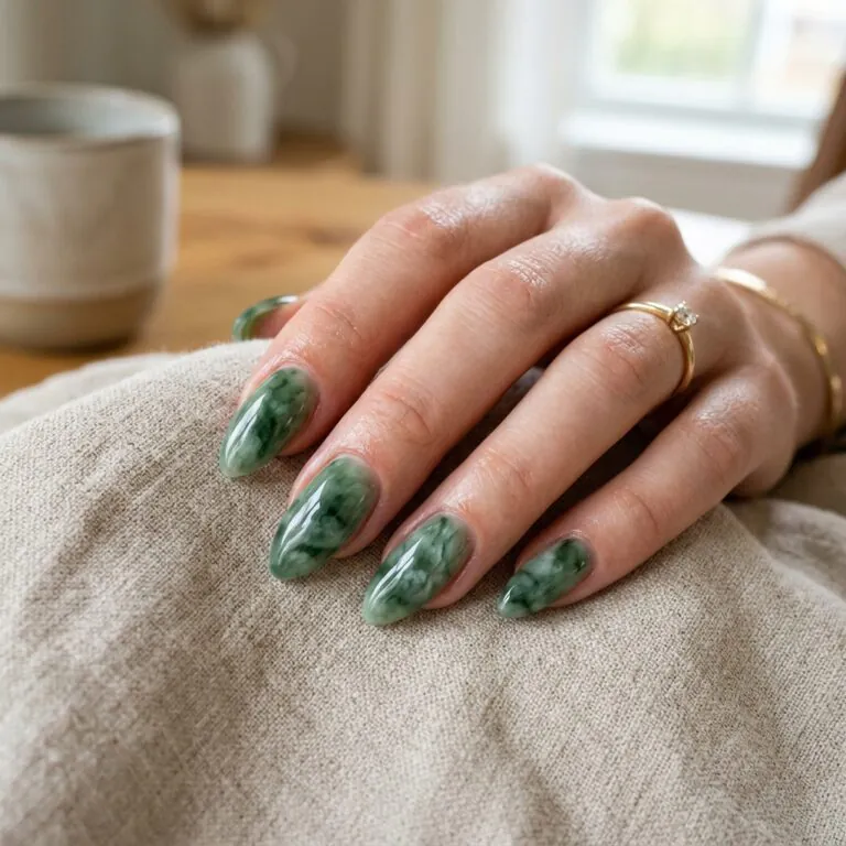 30 Stylish Jade Nails Ideas That Bring Instant Sophistication 34 jade nails